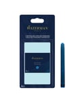 Waterman Fountain Pen Ink Cartridges | Long | Serenity Blue | 8 Count | Blister Pack