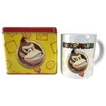 Nintendo Super Mario Bros Donkey Kong Mug + Money Box Set