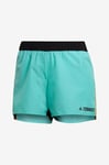 adidas Sport Performance - Löparshorts Terrex Primeblue Trail Running Shorts - Grön