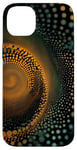 iPhone 14 Plus Enchanting Spiral Dot Art Designs Case