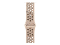 Apple Nike - Bånd for smart armbåndsur - 45 mm - M/L (passer håndledd på 160 - 210 mm) - desert stone