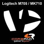 Corepad Skatez Logitech M705 MK710 V2 Souris Pieds Patins Téflon Hyperglides