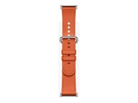 Xiaomi - Klockräm För Smart Klocka - Läder - 135 - 205 Mm - Korallorange - För Xiaomi Smart Band 8 Pro  Xiaomi Redmi Watch 4