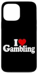 Coque pour iPhone 13 Pro Max I LOVE HEART GAMBLING CASINOS PARIS TRADING LAS VEGAS