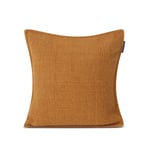 Structured Wool Mix/Cotton Pillow Cover Mustard, 50x50, Lexington