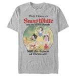 Disney Snow White and the Seven Dwarfs - Fair Times Men's Crew neck Heather grey S