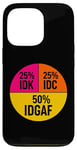 Coque pour iPhone 13 Pro 25% IDK 25% IDC 50% IDGAF