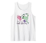 Funny frog flower saying always in full bloom Tank Top