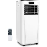 Relax4life - Climatiseur 9000BTU Mobile 4 en 1 R290 pour 15-20㎡, Refroidisseur Déshumidificateur Ventilateur Mode Nuit, Climatiseur Portable 2.6KW