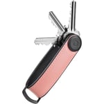 Orbitkey Hybrid Leather Key Organiser -avainlenkki, pastellipinkki