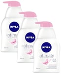 Nivea Gel de toilette intime apaisant, Aloé vera & acide lactique - Le flacon de 250ml (Lot de 3)