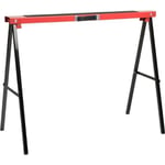 Treteau - NORDLINGER PRO - Promalin Metal - Lot de 2 - Rouge