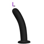 AUCUNE Sextoy,Ventouse Gode Énorme Gros Pénis Noir Doux Godes Anaux Gay Godemichet Anal Jouets Sexuels Pour femme - Type L