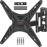 ELIVED TV Wall Bracket for Most 26-60 inch TVs, Tilt and Swivel Wall Mount for