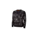 Nike Icon Clash Fleece Aop Sweatshirt Femme Sweatshirt Femme Black FR : L (Taille Fabricant : L)