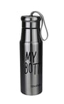 Thermos Bouteille Gourde Sport en Acier Inoxydable Bouteille Isotherme Vélo Bouteille 520 ML, Silber