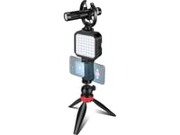 Mozos Vlk1 Vlogging Kit Lampa Stativ Mikrofon