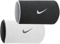 Nike Doublewide Bandeaux Absorbants Serre-Poignet handtuch Bracelet 2-St W/B