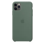 Coque en silicone pour iPhone 11 Pro Max Vert - Neuf