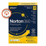 Norton 360 Premium 2024 10 App 10 PC 1 an PC MAC Internet Security FR EU 2023