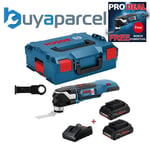 Bosch 18v GOP Multi Tool Cutter GOP18V-28N Starlock Plus Lboxx + 2 x 4ah Procore