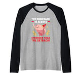 Stroke Awareness The Comeback Is Always Stronger Raglan Baseball Tee