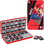 Étui Pour Jeux Switch, Boîte De Rangement Pour Cartouches De Jeux Nintendo Switch,Boîtier Housse De Protection Portable Avec 24 Support Des Ns Jeux Cartes Organisateur Conteneur