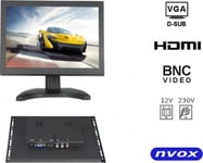 Nvox Monitor Öppen Ram Lcd 8Cali Led Vga Hdmi Av Bnc 12V 230V