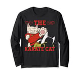 Karate Cat Idea Kids Long Sleeve T-Shirt