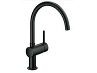 Grohe Minta, Standard, Svart, Metall, Hävarm, Single, 1/2"