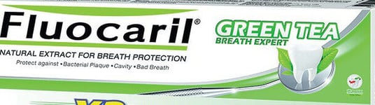 160 Gram Fluocaril Green Tea Breath Expert Dark Herbal Toothpaste Clean Teeth