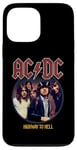 Coque pour iPhone 13 Pro Max ACDC Highway To Hell Circle Rock Music Band