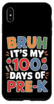 iPhone XS Max 100 Days Of Pre-K Happy 100th Day Of School Teacher Kids Kid Case