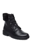 GEOX J Casey Girl Wpf C Shoes Boots Ankle Boot - Flat Svart [Color: BLK OXFORD ][Sex: Women ][Sizes: 28,29,30,31,32,33 ]