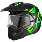 FXR Torque X Team Skoterhjälm med Elektriskt Visir Svart-Lime""