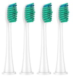 4 Pack Compatible Philips Sonicare Replacement Electric Toothbrush Heads White