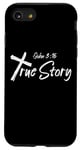 iPhone SE (2020) / 7 / 8 Inspiring Saying John 3:16 True Story Christian Verse Bible Case