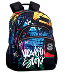 Montichelvo Double Backpack A.O. Cg Never Stop Cartable, 43 cm, Multicolore (Multicolour)