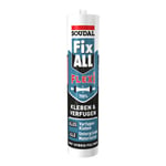 Soudal Fix ALL® Flexi adhésif de montage noir 470 g/290 ml