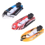 Kids Children Inflatable Wind Up Speedboat Boat Pool Bath Toy Cl Red 0