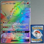 Carte Pokémon Sm80 Ho-Oh Gx Jumbo 190 Pv - Full Art Promo Neuf Fr
