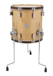 PDP Concept Classic 14x14 Natural Stain Floor Tom with Walnut Stain Wood Hoops