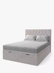 Koti Home Eden Upholstered Ottoman Storage Bed, Double