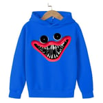 Kid Poppy Playtime Huggy Wuggy Hoodie Jacka Outdoor Winter Dark Blue 140cm