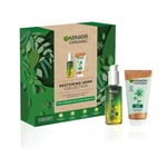 Garnier Restoring Hemp Collection Gift Set with Organic Hemp Soothing Face Oil a