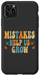 Coque pour iPhone 11 Pro Max Groovy Growth Mindset Positive Retro Teachers Retournent à l'école