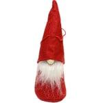 Tomte Röd Textil 15 cm Röd