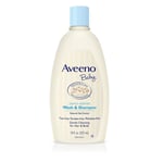 AVEENO Baby Daily Moisture WASH & SHAMPOO 2-in-1 Bath + Hair 18 oz - US Import