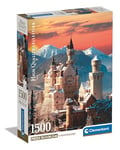 Clementoni Neuschwanstein 1500 Pièces-Puzzle pour Adultes 14-99 Ans, Fabriqué en Italie, 31716, Multicolor