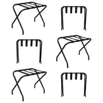 Folding Metal Luggage Racks Pack of 6